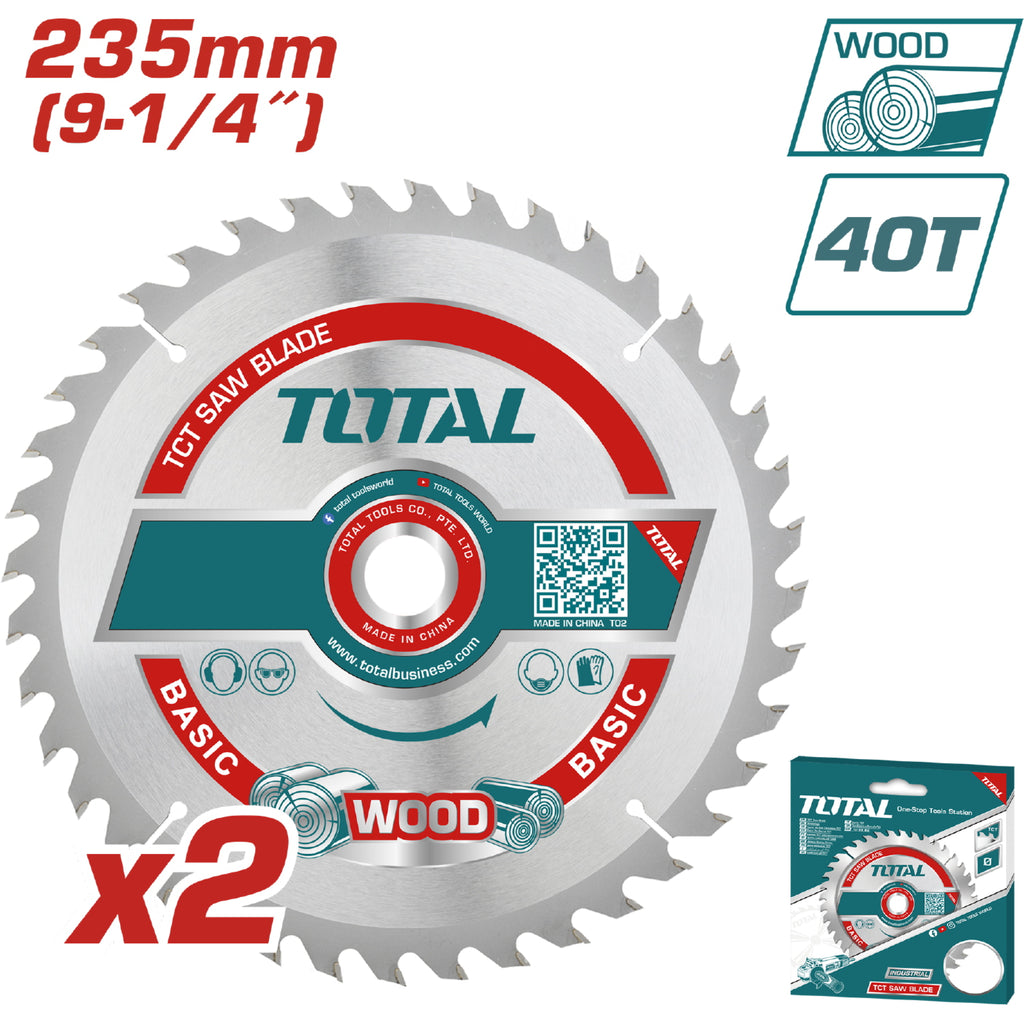 [SKUIMG]TAC2316252|TAC2316252.jpg|SET DE (2PCS) SIERRAS DE CORTE TCT PARA MADERA