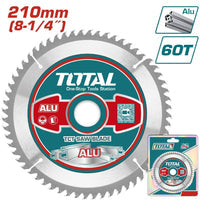 [SKUIMG]TAC233523|TAC233523_1.jpg|DISCO CORTE ALUMINIO TCT 210MM (8-1/4") 60T