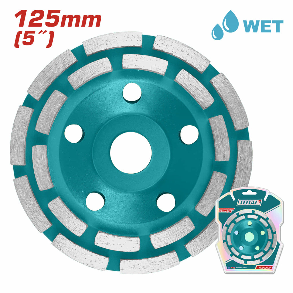[SKUIMG]TAC2421251|TAC2421251_1773880757321_1.jpg|DISCO DE DESBASTE PARA CONCRETO 5" SUPERFICIE HUMEDA. RUEDA COPA DE DIAMANTE. SET 20 PIEZAS.