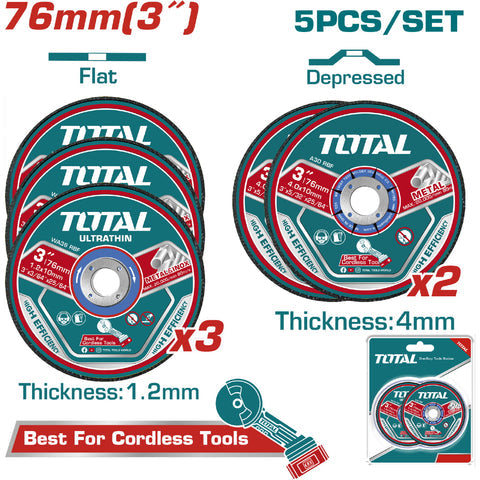 [SKUIMG]TAC303768|DISCOS ABRASIVOS PARA METAL 5 PIEZAS DE
