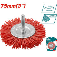 [SKUIMG]TAC34035|CEPILLO DE NYLON CIRCULAR PARA TALADRO CON VÁSTAGO DE 75MM.