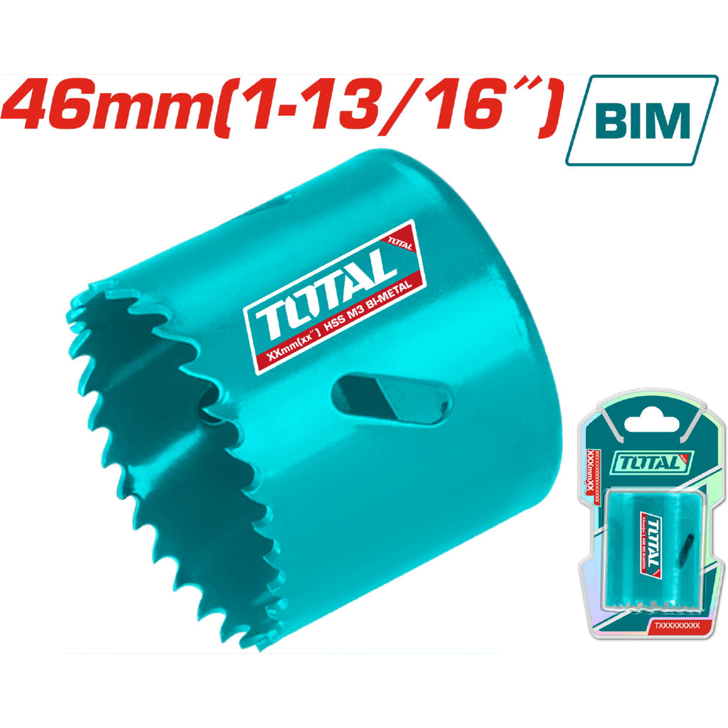 [SKUIMG]TAC410461|TAC410461_1.jpg|BROCA CIL�NDRICA HSS M3 BI-METAL, DIENTES VARIADOS 4-6T
