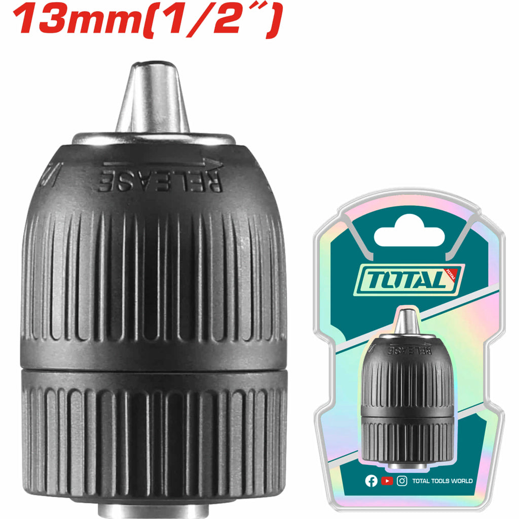 [SKUIMG]TAC451321|MANDRIL PORTABROCAS SIN LLAVE DE ALTA PRECISION 13MM (1/2") - CAPACIDAD 2-13MM