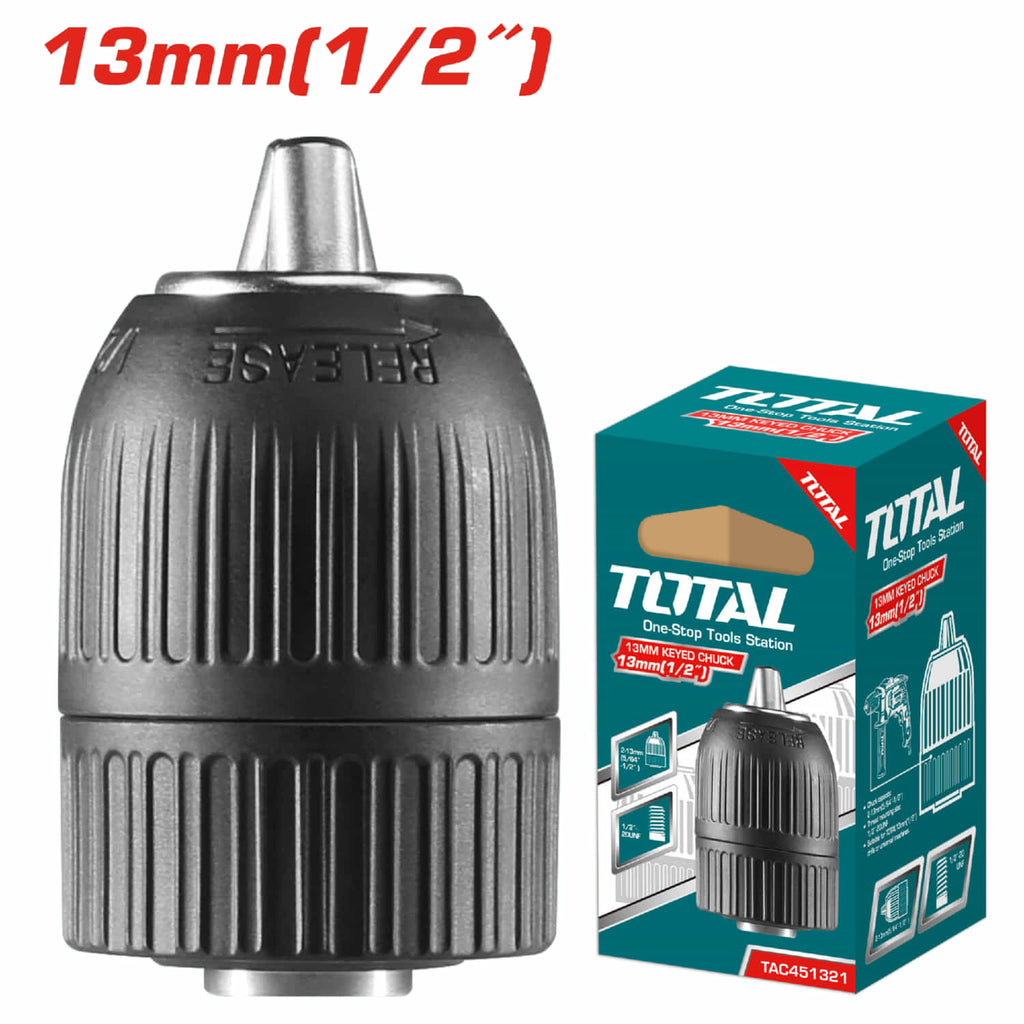 [SKUIMG]TAC451321|TAC451321_1773882870211_1.jpg|MANDRIL PORTABROCAS SIN LLAVE DE ALTA PRECISION 13MM (1/2") - CAPACIDAD 2-13MM