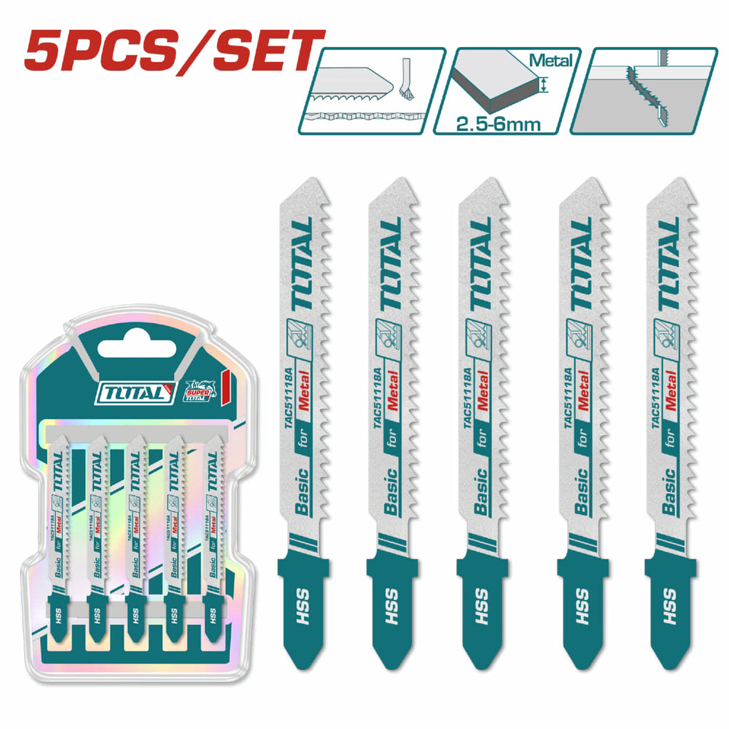 [SKUIMG]TAC51118A|TAC51118A_1773883204940_1.jpg|HOJAS PARA SIERRA CALADORA TIPO T PARA METAL. 50MM (21 DIENTES POR PULGADA) SET DE 5