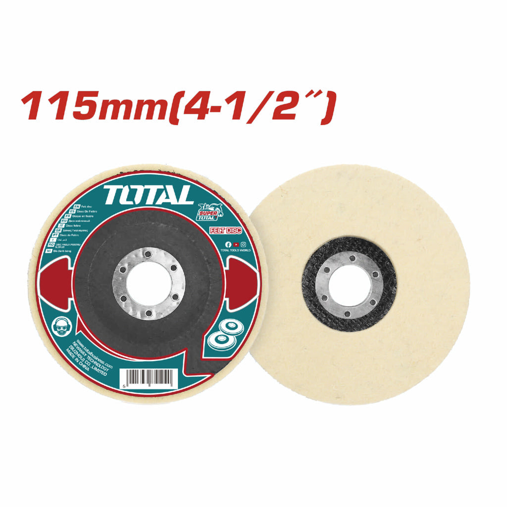 [SKUIMG]TAC671151|TAC671151_1773883722173_1.jpg|DISCO DE LANA FELPA 4/1/2" PARA PULIR ACERO INOX,