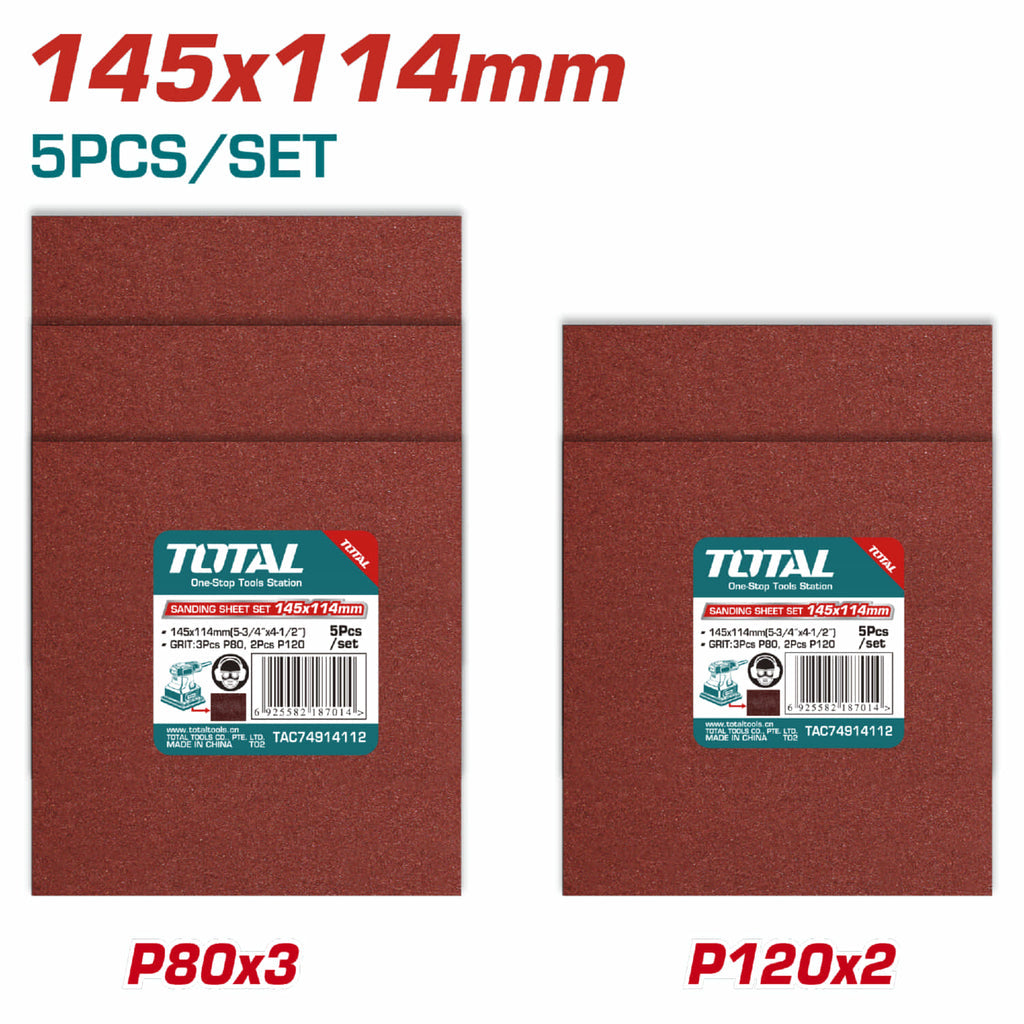 [SKUIMG]TAC74914112|TAC74914112_1773884016255_1.jpg|HOJAS DE LIJA 145X114MM, P80(3) P120(2)