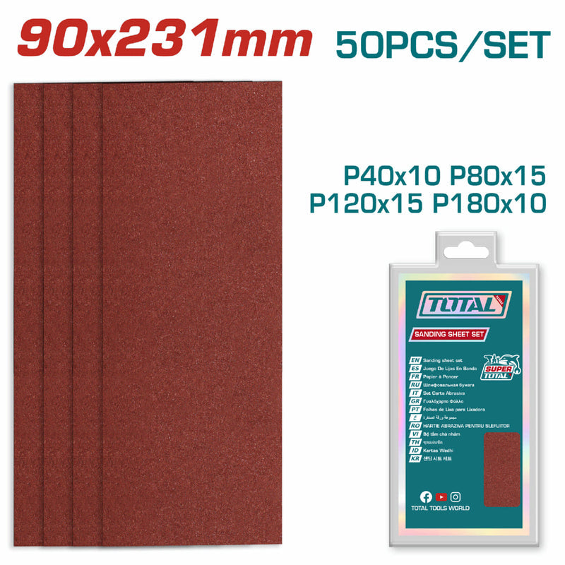 [SKUIMG]TAC7492412|TAC7492412_1773884074191_1.jpg|PAPELES DE LIJA 90X231MM P40 P80 P120 P180 ADECUADO PARA LIJAR MADERA, PARED, METAL Y VIDRIO. SET DE