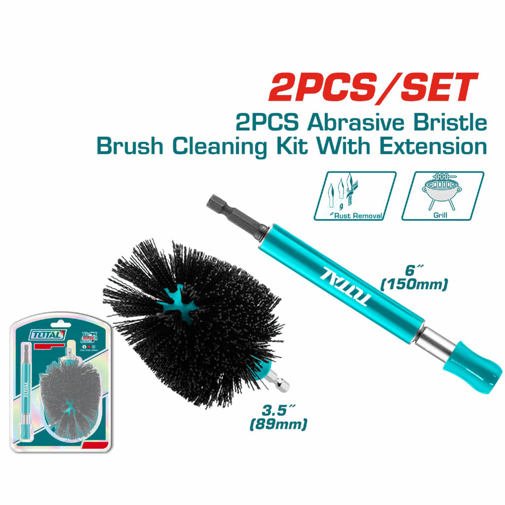 [SKUIMG]TACH0301|TACH0301.jpg|CEPILLO DE CERDAS ABRASIVAS CON EXTENSIÓN. ELIMINA CORROSIÓN DE PINTURA.SET DE 2 PZAS
