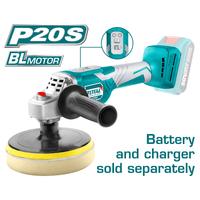 [SKUIMG]TAPLI2001|TAPLI2001_1.JPG|PULIDORA DE FELPA DE BATERIA LITHIUM-ION DE 6"(150MM).20 V.NO INCLUYEB/C.ROSCA TIPOM14.