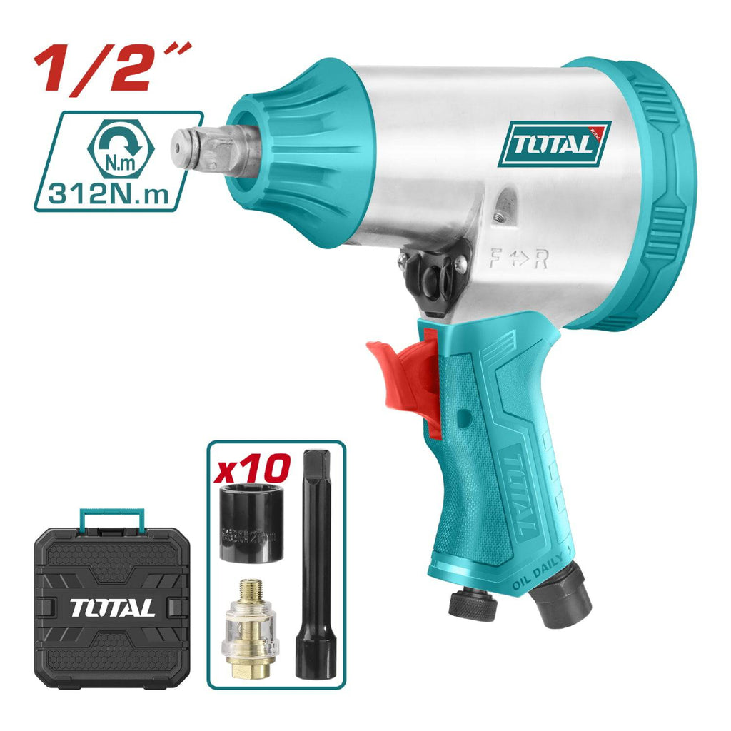 [SKUIMG]TAT41125|TAT41125.jpg|LLAVE DE IMPACTO NEUMÁTICA 1/2" 7000 RPM MAX. TORQUE: 312NM (230FT)