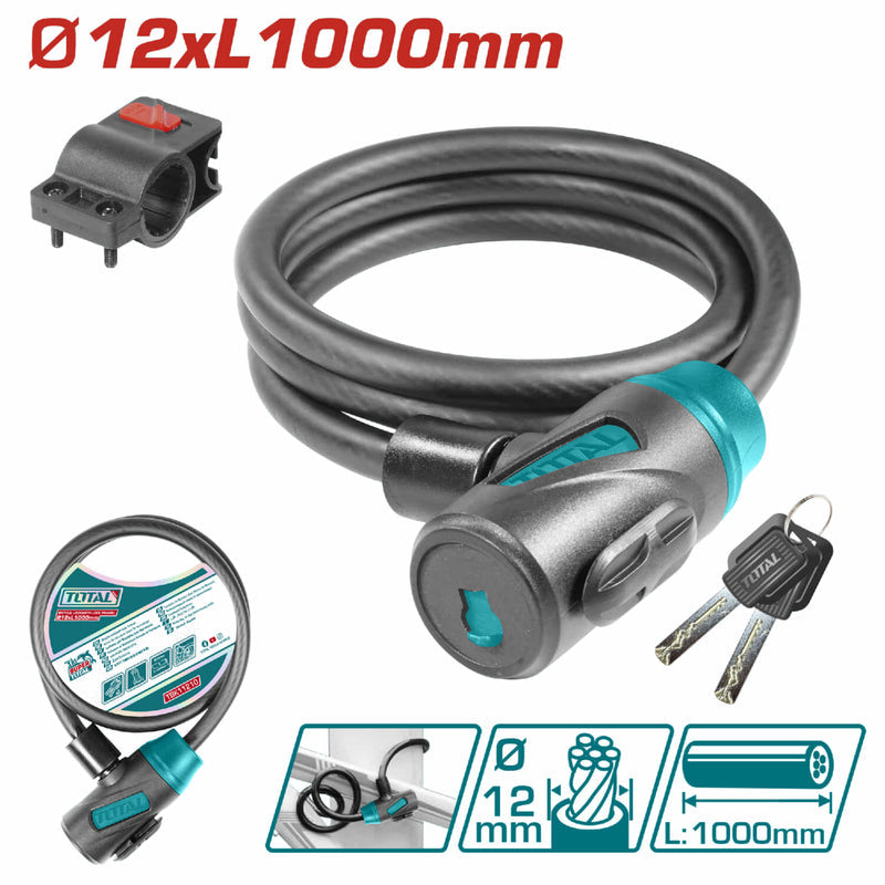 [SKUIMG]TBK11210|TBK11210.jpg|CADENA DE SEGURIDAD PARA BICICLETA DE 12