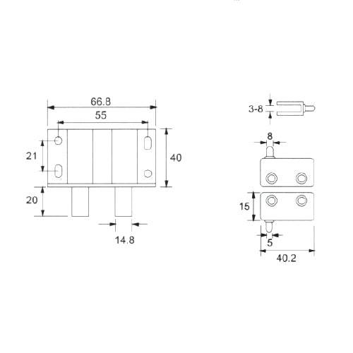 [SKUIMG]TD-623K|KIT DE HERRAJES PARA HACER PUERTAS DE VITRINAS