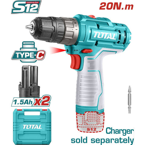 [SKUIMG]TDLI12202|TDLI12202.jpg|TALADRO INALÁMBRICO DE 12V. 0.8-10MM