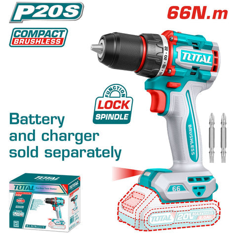 [SKUIMG]TDLI206681|DRILL TALADRO INALAMBRICO 1/2" 20V 66 NM 22+1 MOTOR SIN ESCOBILLAS. BATERIA Y CARGADOR POR SEPARADO.