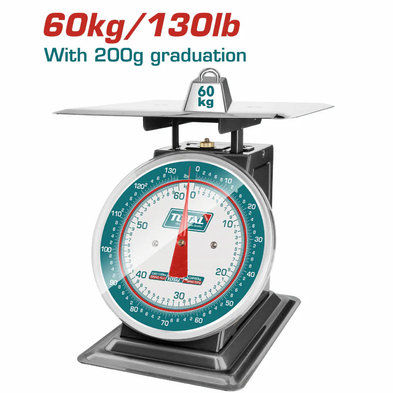[SKUIMG]TESA5601|TESA5601-FRONTEND-4247W2WHJgXoSYl4.png|BÁSCULA DE RESORTE PARA PESAR 60KG GRADUACIÓN 200G PANTALLA: PLACA DE DIAL. PESA DE AGUJA. BALANZA P