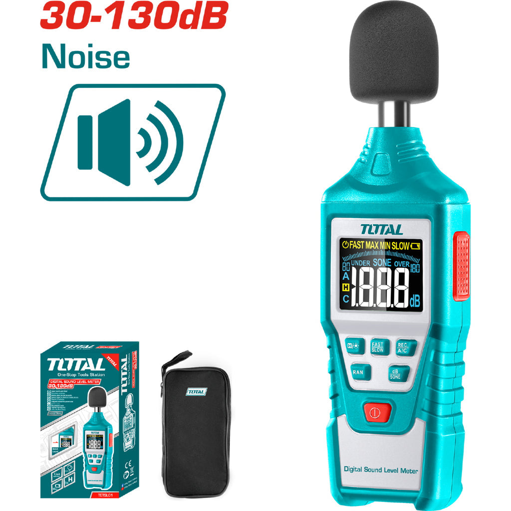 [SKUIMG]TETSL01|TETSL01.jpg|MEDIDOR DE RUIDO EN DECIBELES DIGITAL 30-130DB