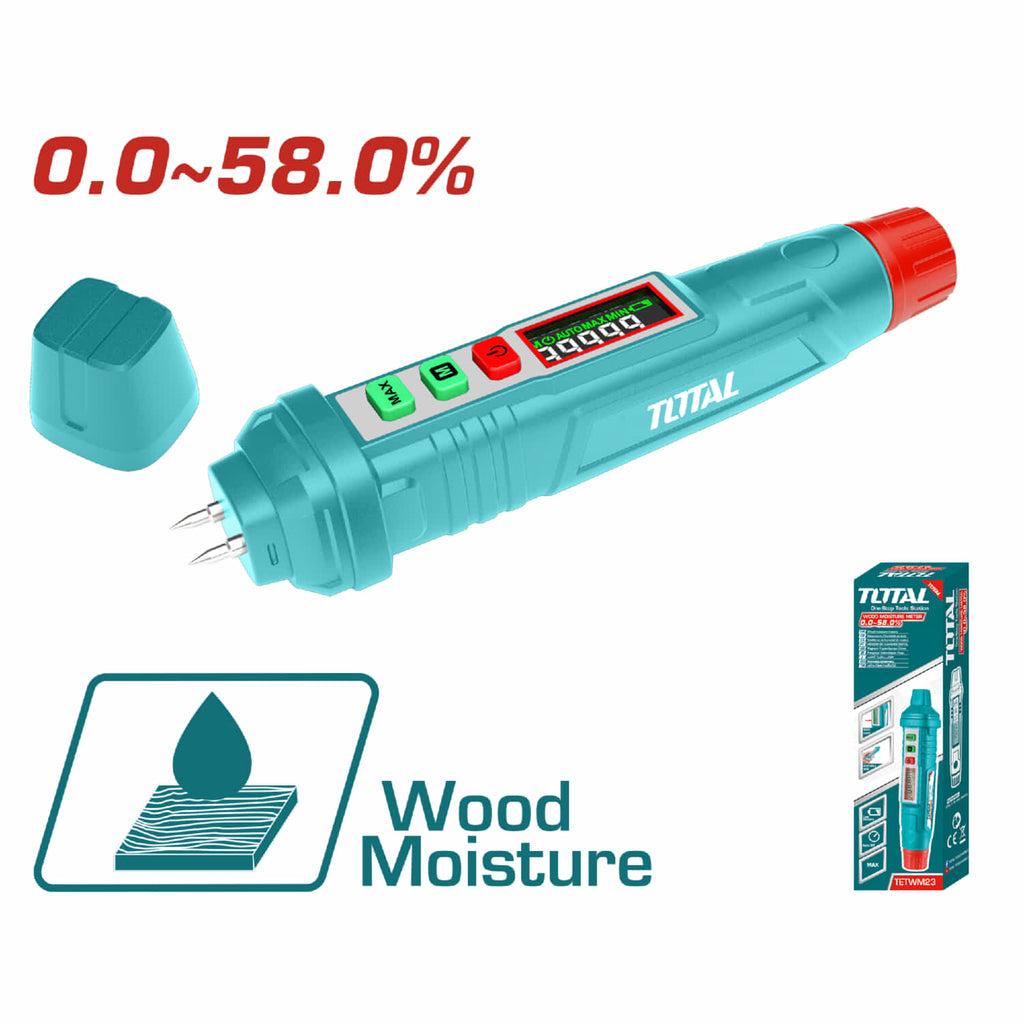 [SKUIMG]TETWM23|TETWM23.jpg|MEDIDOR DE HUMEDAD PARA MADERA Y DIGITAL CON PANTALLA LCD.