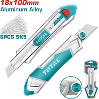 [SKUIMG]TG5121806|TG5121806.jpg|EXACTO DE 185 MM. CON CUCHILLAS DE 18 MM X 100 MM. SK5. CON 6 CUCHILLAS DE REPUESTO SK5.