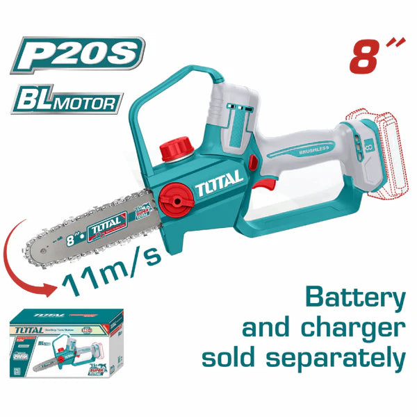 [SKUIMG]TGSLI2088|TGSLI2088-FRONTEND-a8UAORZaebDwGSI7.png|MOTOSIERRA DE 8" 20V MOTOR SIN ESCOBILLAS. BATERÍA Y CARGADOR POR SEPARADO.
