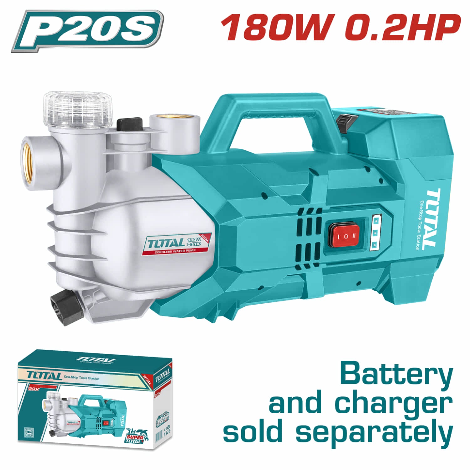 [SKUIMG]TGWPLI201801|TGWPLI201801.jpg|BOMBA DE AGUA INALÁMBRICA 20V. 180W. CAPACIDAD: 47 L/MIN. NO INCLUYE BATERÍA NI CARGADOR.