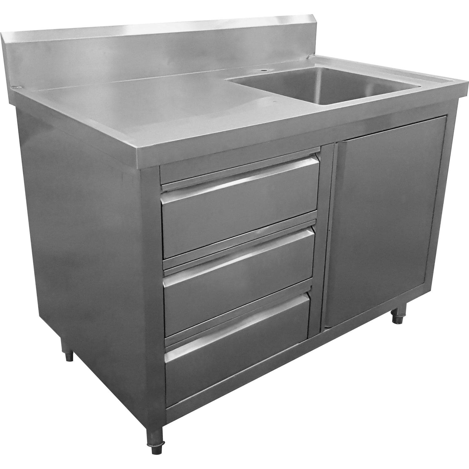 [SKUIMG]TH-SC-7-1200|TH-SC-7-1200.jpg|MESA ACERO INOXIDABLE GABINETE CON FREGADOR 120X70 CM