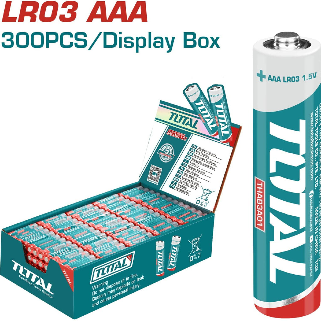 [SKUIMG]THAB3A01|THAB3A01_1.jpg|(4 PZAS) BATERIAS AAA ALCALINAS (LR03), REGULAR, CAPACIDAD - BATER�A 1300MAH.