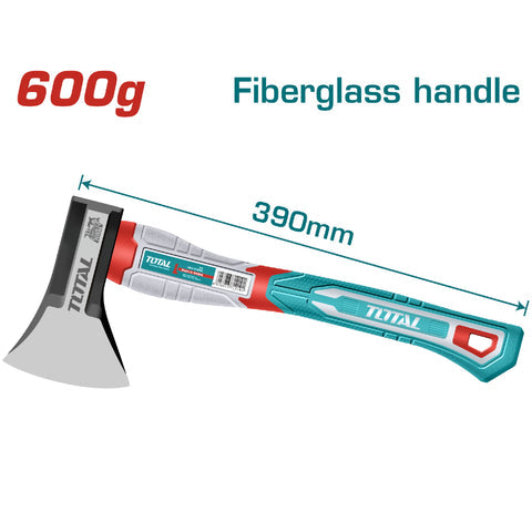 [SKUIMG]THAX061600|HACHA DE MANO 600G. TRATAMIENTO TERMICO. ACERO AL CARBONO #45. MANGO MADERA.