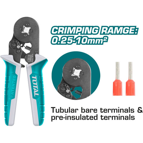 [SKUIMG]THCPG2510|THCPG2510_1.jpg|PINZA CRIMPADORA CABLES ELECTRICOS 0.25-10MM�