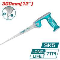[SKUIMG]THCS3006|THCS3006_1.jpg|SIERRA DE COMPAS DE 12"/300MM SK5 7TPI, CON DIENTES RECTIFICADOS DE PRECISION