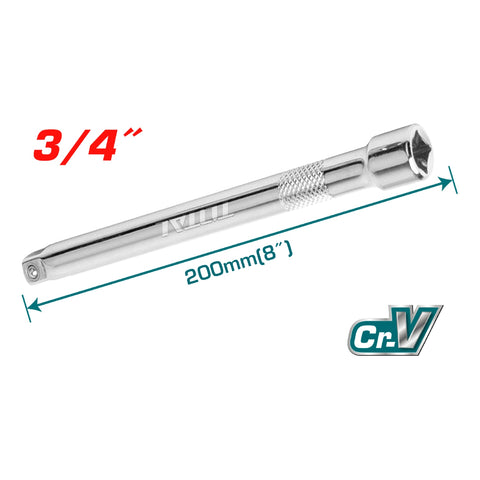 [SKUIMG]THEB34081|BARRA DE EXTENSION DE 3/4" PARA DADOS. CR-V CON TRATAMIENTO TERMICO.
