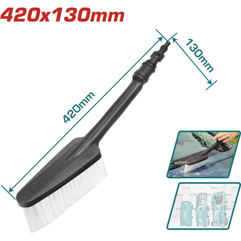 [SKUIMG]THFB4301|THFB4301_1.jpg|CEPILLO VERTICAL PARA PISTOLA DE HIDROLAVADORA. 420 X 130MM USO EN ALTA PRESI�N. ACCESORIO