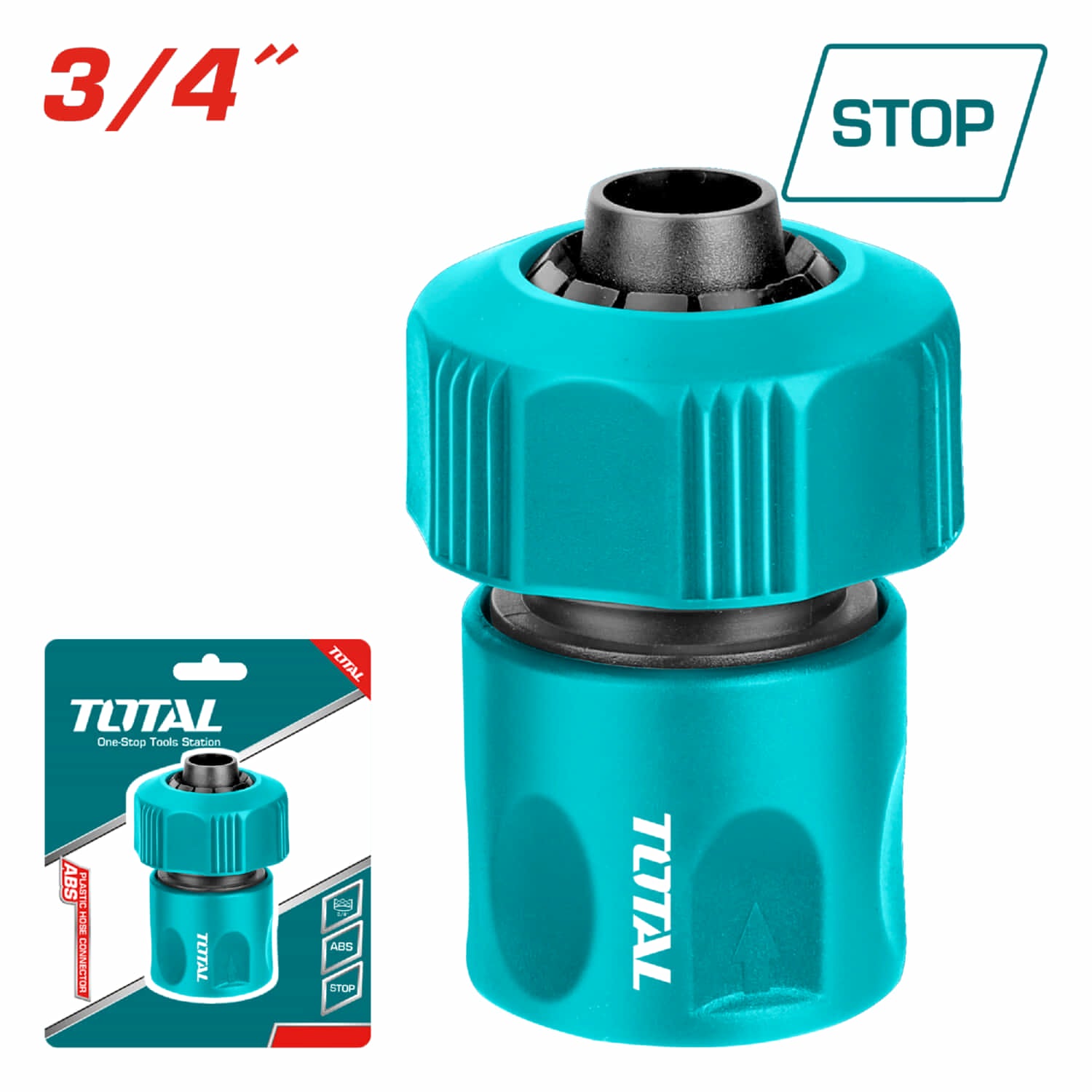[SKUIMG]THHCS63402|THHCS63402.jpg|CONECTOR RÁPIDO PARA MANGUERA CON ADAPTADOR