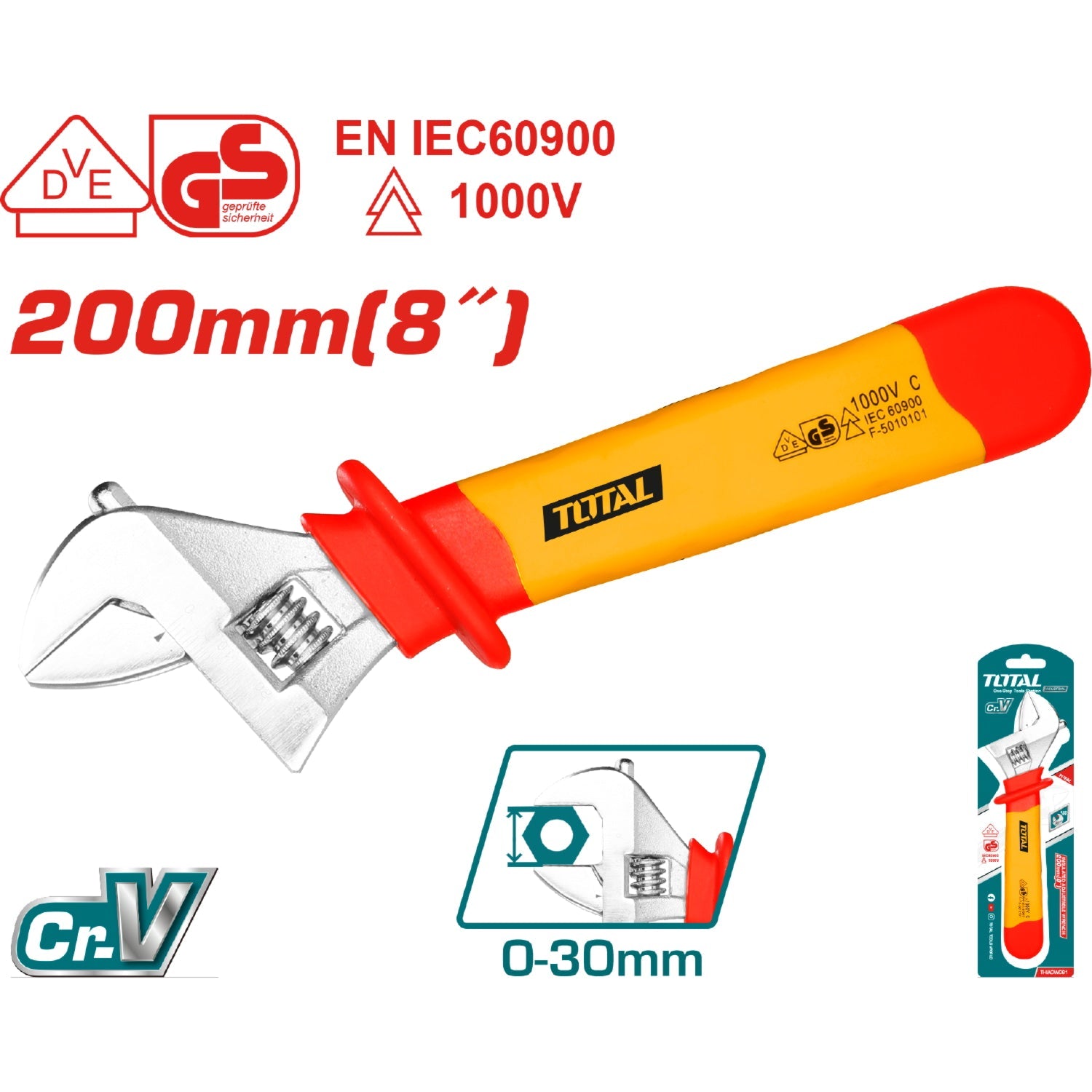 [SKUIMG]THIADW081|THIADW081.jpg|LLAVE AJUSTABLE AISLADA 8"