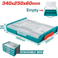 [SKUIMG]THKTV02|THKTV02.jpg|CAJA DE HERRAMIENTAS APILABLE ORGANIZADOR 340 *250 *60 MM