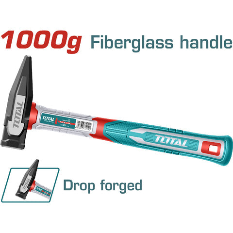 [SKUIMG]THMH621000|MARTILLO FORJADO,TRATAMIENTO TERMICO, ACERO #45 MANGO FIBRA VIDRIO. 1000G.