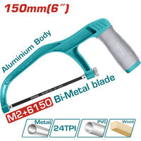 [SKUIMG]THMHF1503|THMHF1503_1.jpg|MINI SEGUETA INDUSTRIAL PARA METAL DE 150MM/6" PARA TRABAJO PESADO. INCLUYE 1 HOJA DE SIERRA.