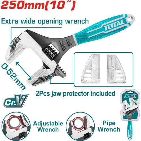 [SKUIMG]THT10210G|LLAVE AJUSTABLE 2 EN 1 DE 10"