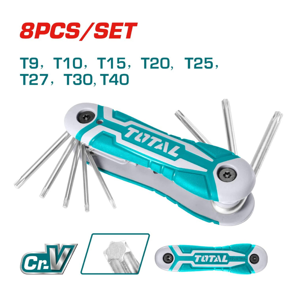 [SKUIMG]THT1061846|THT1061846_1.jpg|SET DE 8 LLAVES TORX