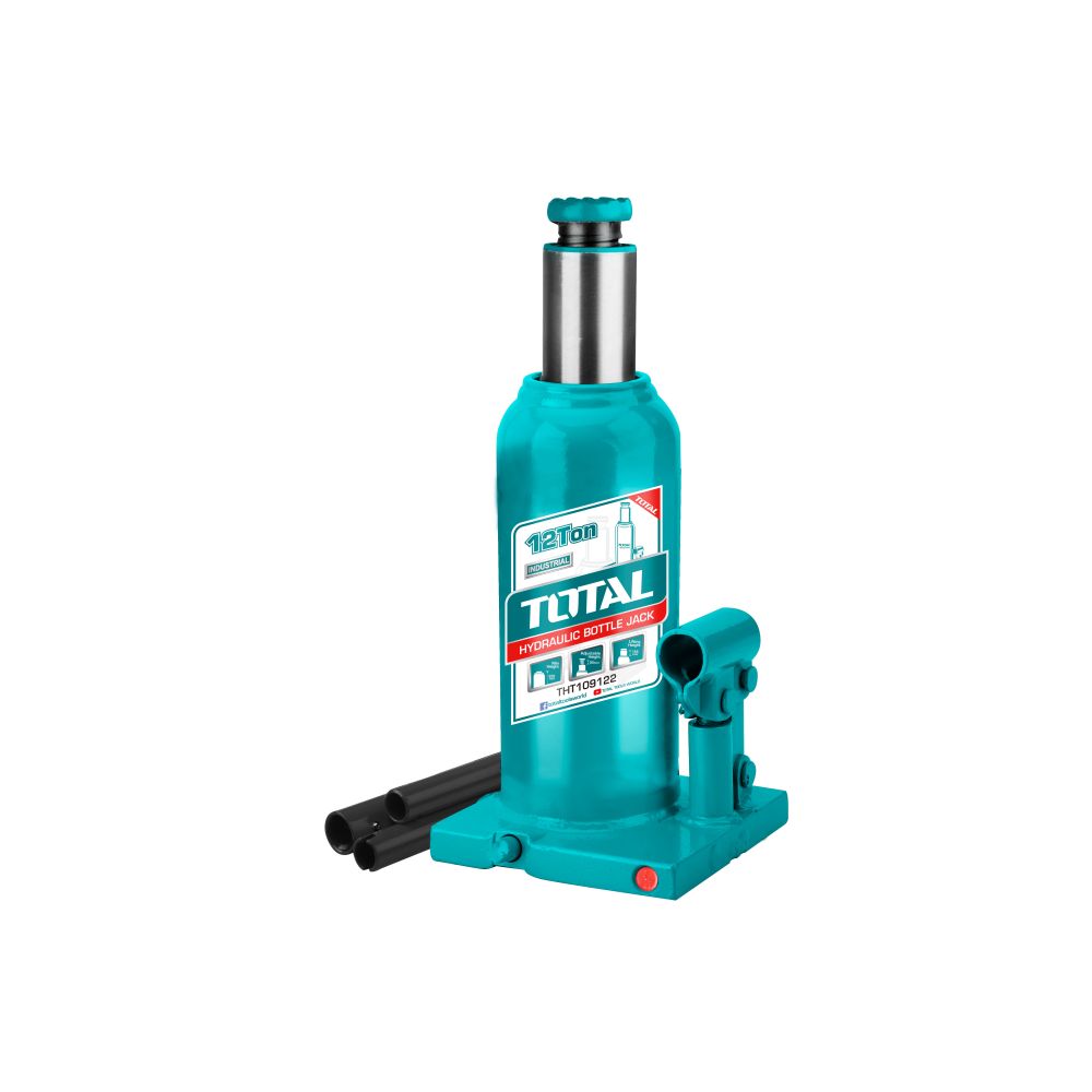 [SKUIMG]THT109122|THT109122_1.jpg|GATO HIDR�ULICO DE BOTELLA 12TON. CON V�LVULA DE SEGURIDAD.
