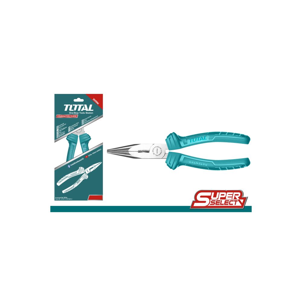 [SKUIMG]THT120612|THT120612_1.jpg|ALICATE DE PUNTA LARGA 6"/160MM.