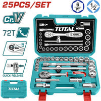 [SKUIMG]THT121251|THT121251.jpg|RATCHET CON SOCKET 25PCS