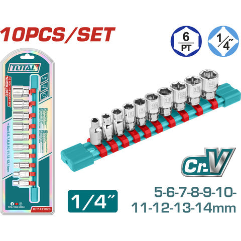 [SKUIMG]THT1411023|THT1411023_1.jpg|DADOS SOCKET DE 1/4" CR.V 5-14MM
