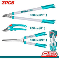 [SKUIMG]THT1578033|THT1578033.jpg|TIJERAS DE PODAR EN JARDINERÍA EN JUEGO 3 PZAS TOTAL