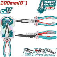 [SKUIMG]THT220806S|THT220806S_1.jpg|ALICATE DE PUNTAS LARGAS 8"
