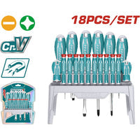 [SKUIMG]THT250618|THT250618.jpg|JUEGO DE 18 PCS DE DESTORNILLA