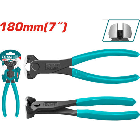 [SKUIMG]THT260702|ALICATES DE CORTE FINAL 7" ACABADO NEGRO Y PULIDO. CON MANGO DE PLASTICO.