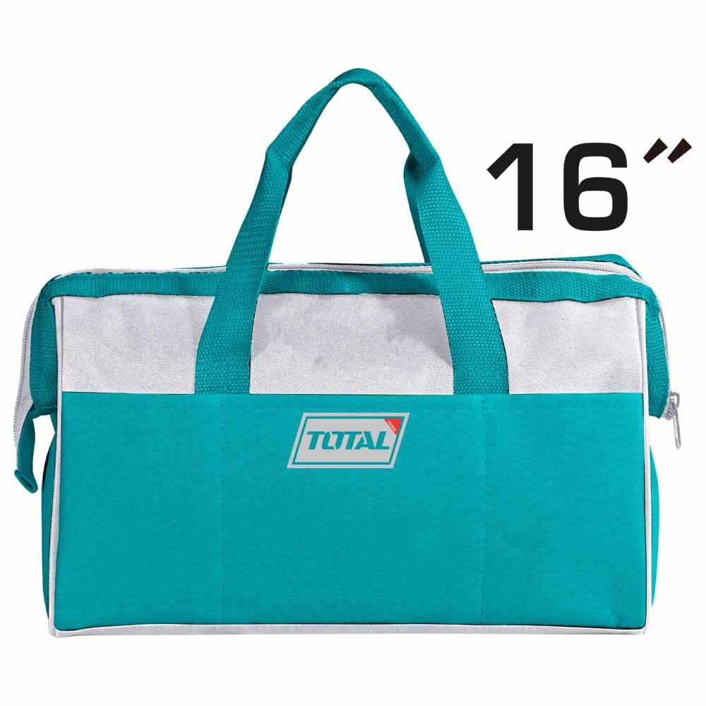 [SKUIMG]THT26161|BOLSO MALETIN DE HERRAMIENTAS TOTAL DE 16". MARCO RÍGIDO PARA UNA FÁCIL APERTURA Y ACCESO A BOLSILLO
