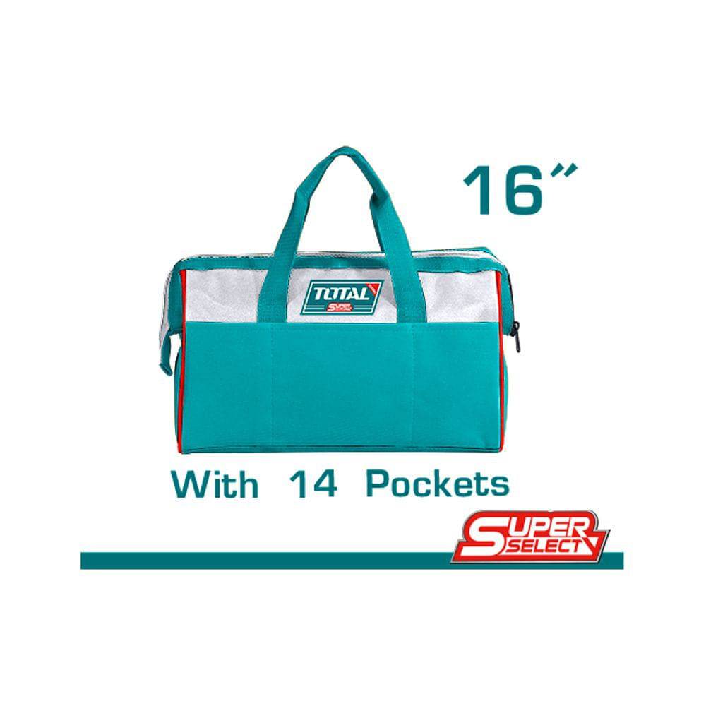 [SKUIMG]THT261625|THT261625.jpg|BOLSA DE HERRAMIENTAS DE 14 BOLSILLOS. 16"