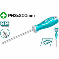 [SKUIMG]THT26PH3200|DESTORNILLADOR DE ESTRELLA PH3. DIAM. 8.0 MM. LARGO 200 MM. CR-V.DETECTOR VOLTAGE AC SIN CONTAC